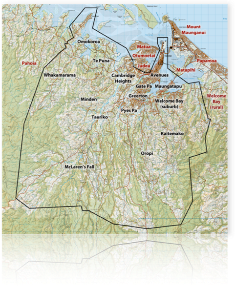 Tauranga Boys' College Zone Enrolment Zone