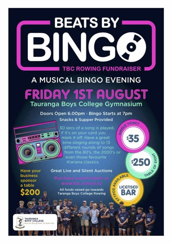 Bingo Night 2025 Flyer